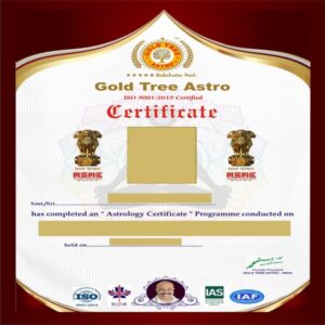 Digital Certificate of Completion- Astrology Masterclass